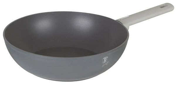 Szary wok z powłoką tytanową 28cm H8-G28