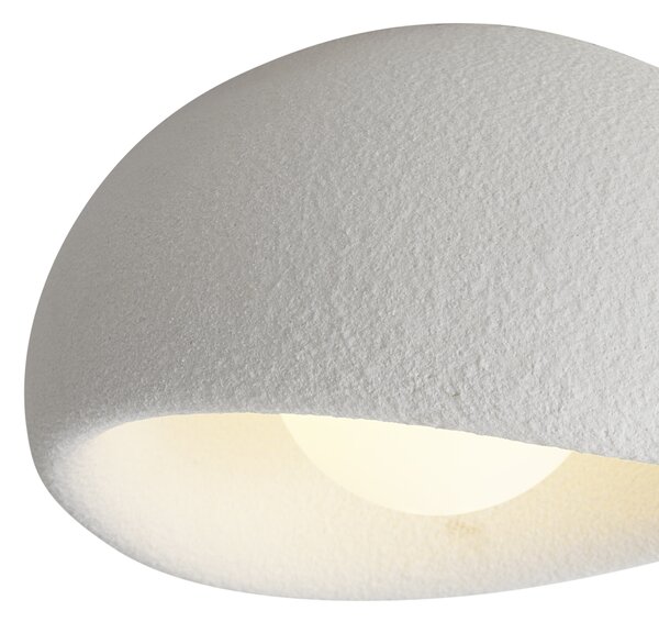 Lampa sufitowa Japandi biała - Wabi