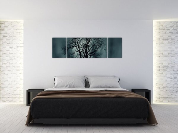 Obraz drzewa podczas zaćmienia (170x50 cm)