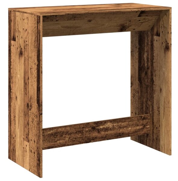 Stolik barowy, stare drewno, 102x50x103,5 cm