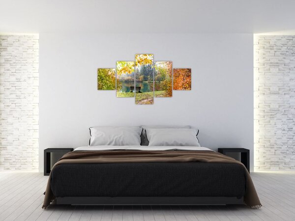 Obraz stawu (125x70 cm)
