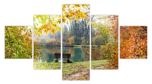 Obraz stawu (125x70 cm)