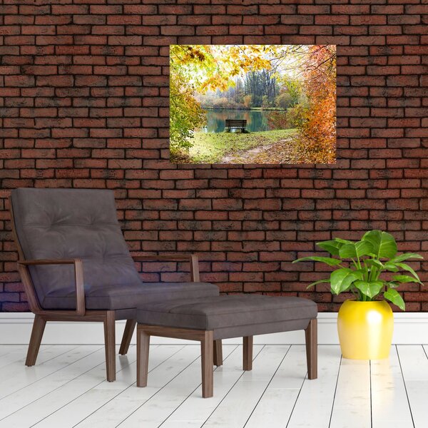 Obraz stawu (70x50 cm)