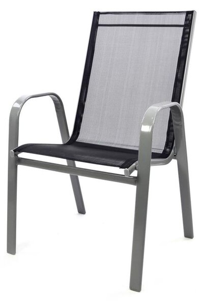 Krzesło ogrodowe antracytowe