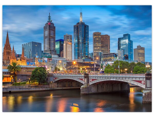 Obraz miasta Melbourne (70x50 cm)