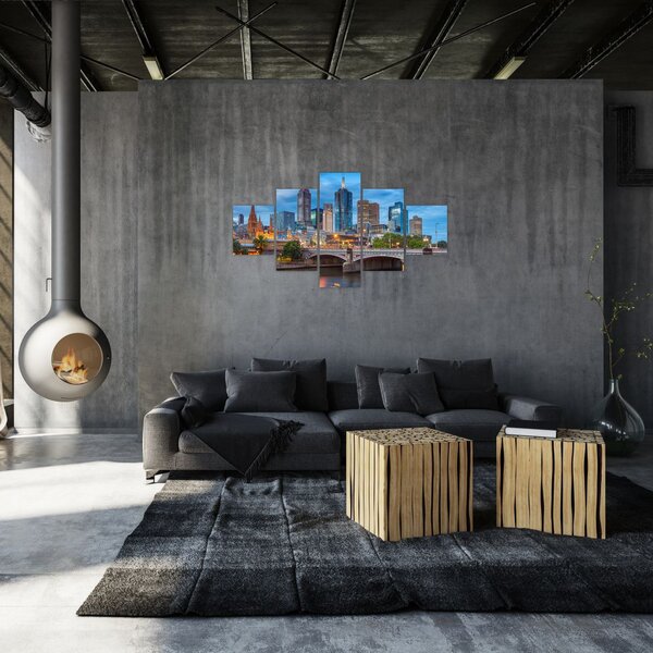 Obraz miasta Melbourne (125x70 cm)