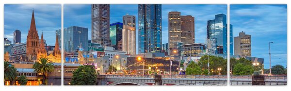 Obraz miasta Melbourne (170x50 cm)