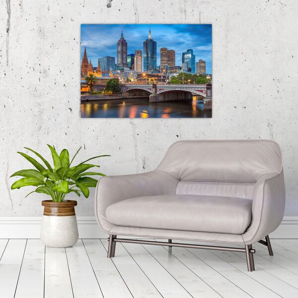 Obraz miasta Melbourne (70x50 cm)