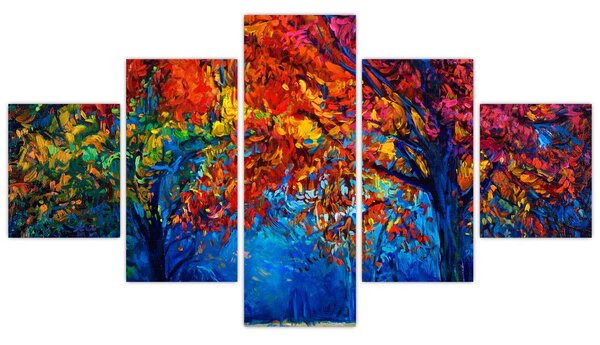 Obraz malowania natury (125x70 cm)