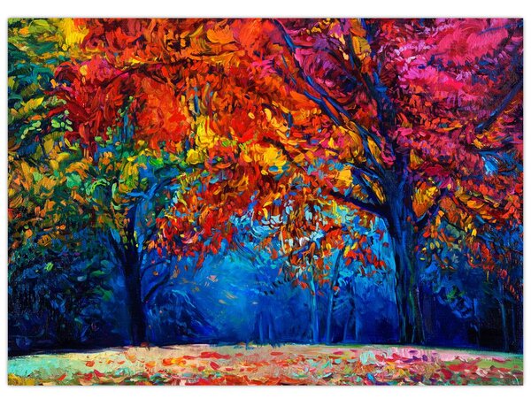 Obraz malowania natury (70x50 cm)