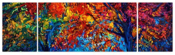 Obraz malowania natury (170x50 cm)