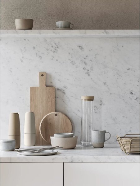 Jasnoszaro-beżowy ceramiczny kubek 250 ml Sablo – Blomus