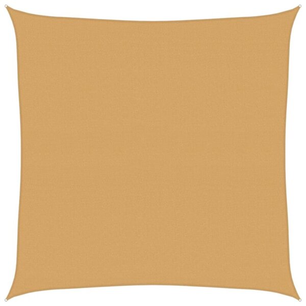 Żagiel przeciwsłoneczny, 160 g/m², piaskowy, 4x4 m, hdpe