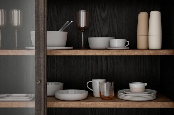 Jasnoszaro-beżowy ceramiczny kubek 250 ml Sablo – Blomus