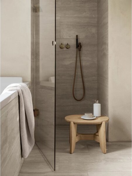 Biały betonowy dozownik do mydła 190 ml Creto – Blomus