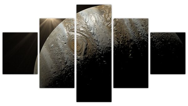 Obraz planety w kosmosie (125x70 cm)