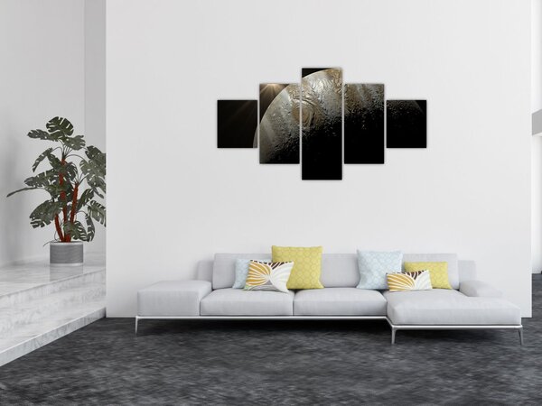 Obraz planety w kosmosie (125x70 cm)