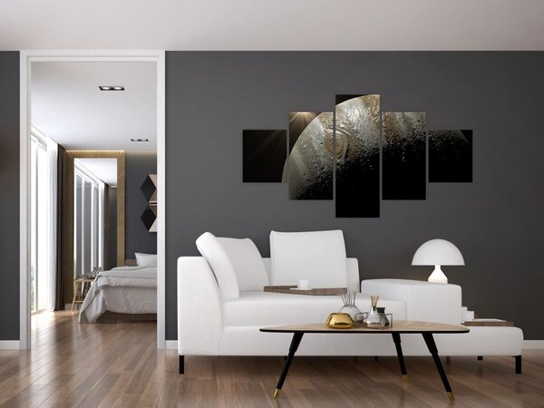 Obraz planety w kosmosie (125x70 cm)