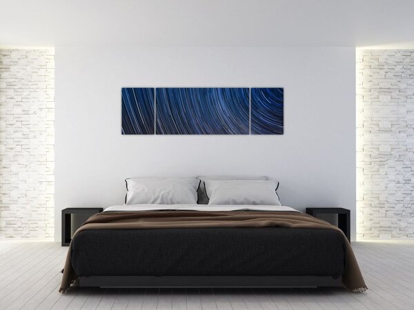 Obraz nocnych gwiazd i nieba (170x50 cm)