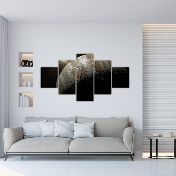 Obraz planety w kosmosie (125x70 cm)