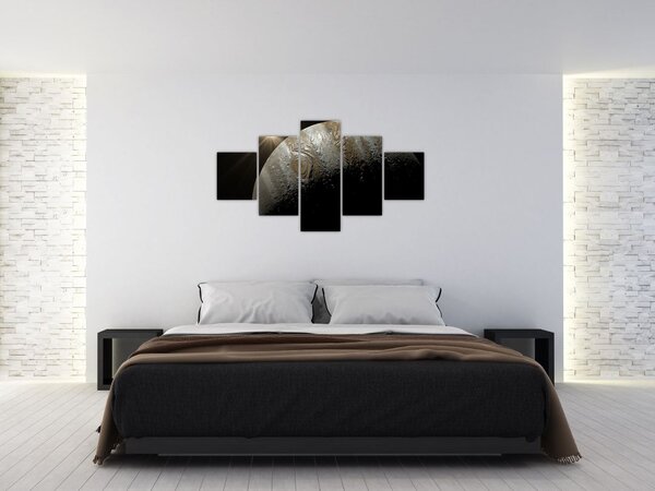 Obraz planety w kosmosie (125x70 cm)