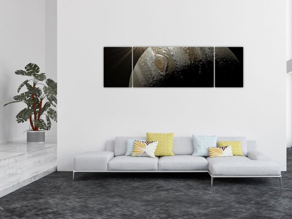 Obraz planety w kosmosie (170x50 cm)