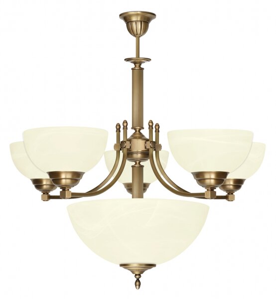 Mosiężna lampa 6-punktowa B-S6A