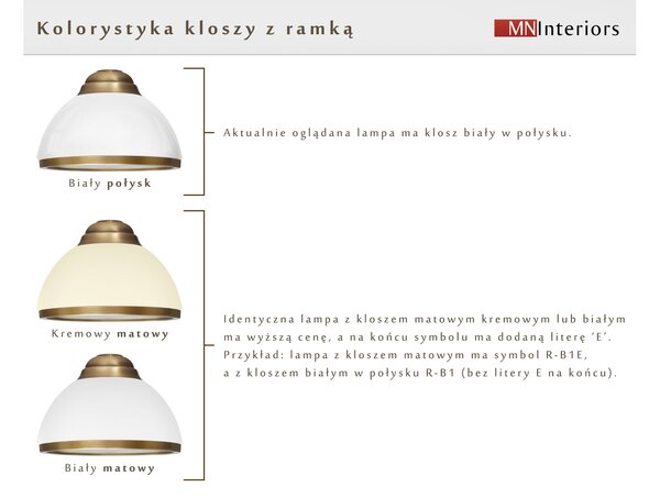 Plafon mosiężny R-PL2