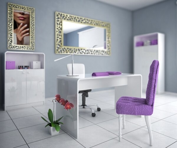 Biurko Manicure Hubertus White&White do gabinetów kosmetycznych