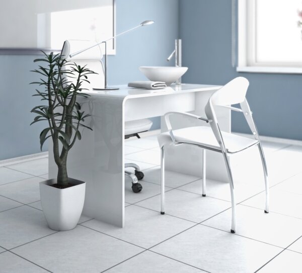 Biurko Manicure Hubertus White&White do gabinetów kosmetycznych