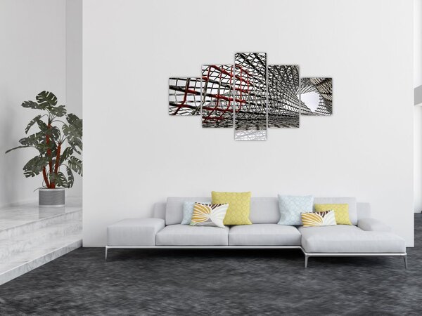 Obraz żelaznej konstrukcji (125x70 cm)