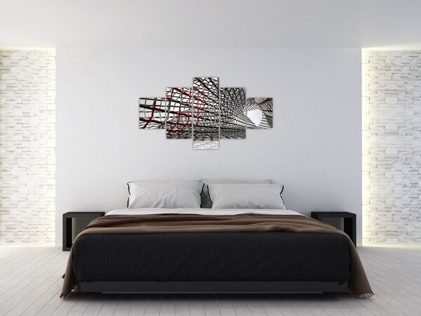 Obraz żelaznej konstrukcji (125x70 cm)