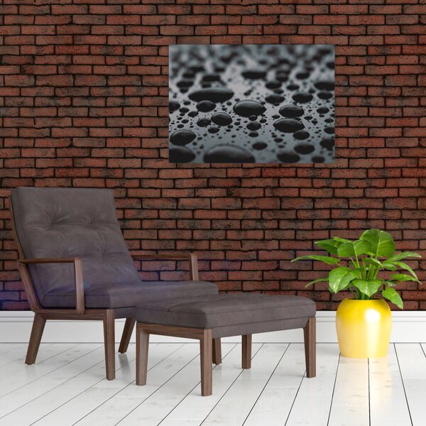 Obraz kropli wody (70x50 cm)