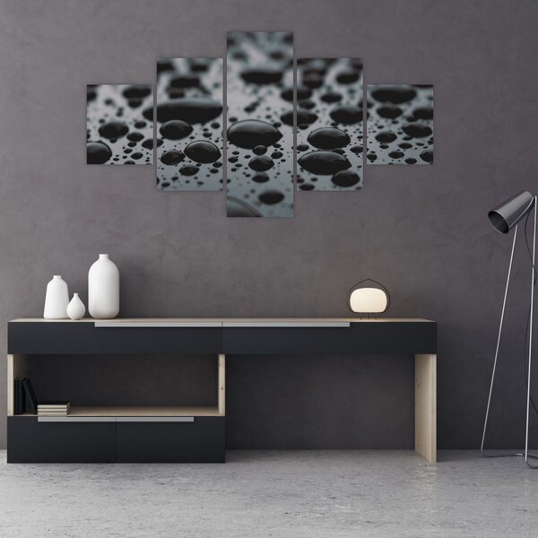 Obraz kropli wody (125x70 cm)