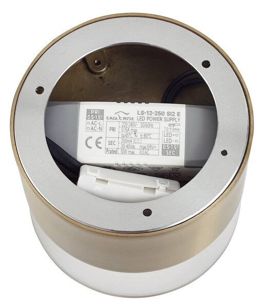 Lampa sufitowa LED Dalila Lindby, mosiężny / złoty, salon / jadalnia, aluminium, nowoczesny