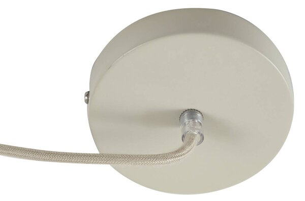 Lampa wisząca Elover Lindby, możliwość ściemniania, kremowy / amber, salon / jadalnia, metal, nowoczesny