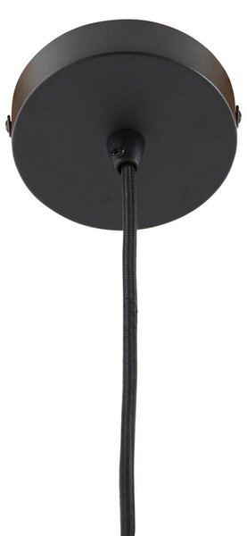 Lampa wisząca Doroteo Lindby, możliwość ściemniania, kremowy / amber, salon / jadalnia, szkło, vintage