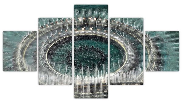 Obraz fontanny (125x70 cm)
