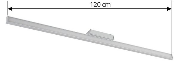 Kinkiet Alenia Lindby, aluminiowy / szary / cynkowy, łazienka, aluminium, nowoczesny