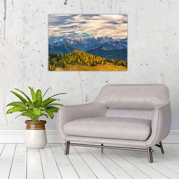 Obraz - panorama górska (70x50 cm)