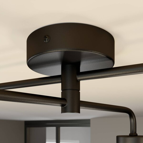 Lampa sufitowa Cubus TK Lighting, możliwość ściemniania, przezroczysty / transparentny, salon / jadalnia, szkło, nowoczesny