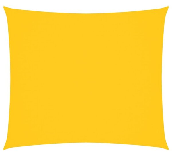 Prostokątny żagiel ogrodowy, tkanina oxford, 2,5x3 m, żółty