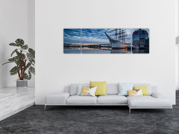 Obraz żaglówki (170x50 cm)