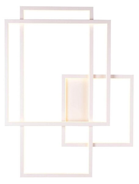 Geometryczna lampa ścienna Geometric w białym kolorze