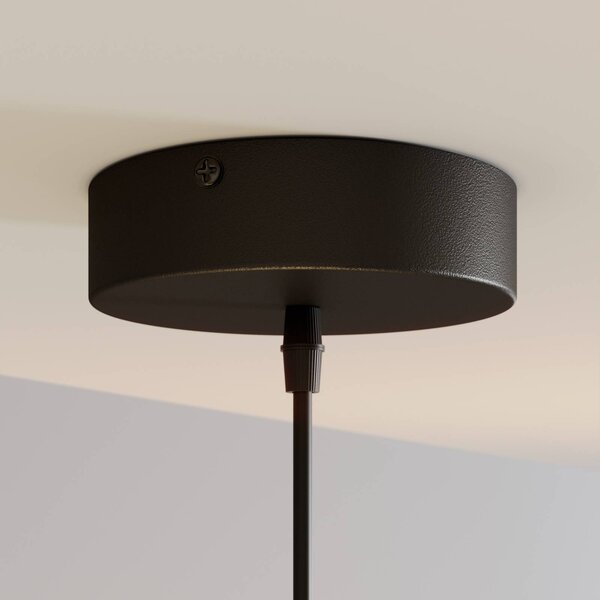 Lampa wisząca szklana Cubus TK Lighting, możliwość ściemniania, czarny, salon / jadalnia, szkło, nowoczesny