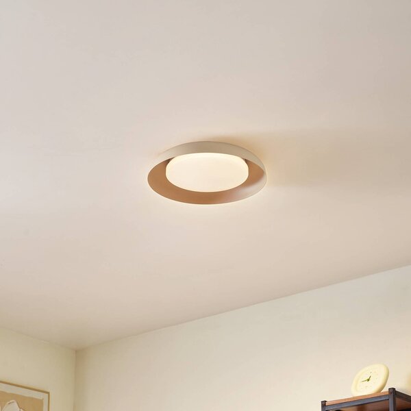 Lampa sufitowa LED Florie Lindby, kremowy / amber, salon / jadalnia, tworzywo sztuczne, nowoczesny
