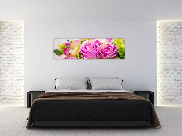 Obraz róż (170x50 cm)