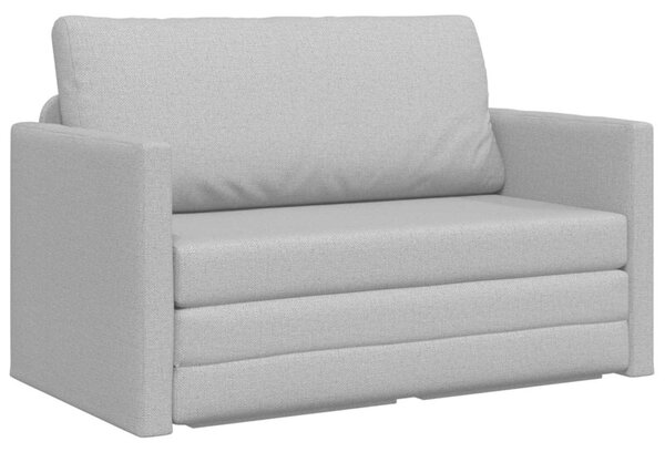 Sofa bed szary chmura 124 x 71 x 78 cm tkanina
