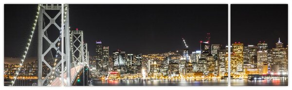 Obraz Brooklyn Bridges i Nowego Jorku (170x50 cm)