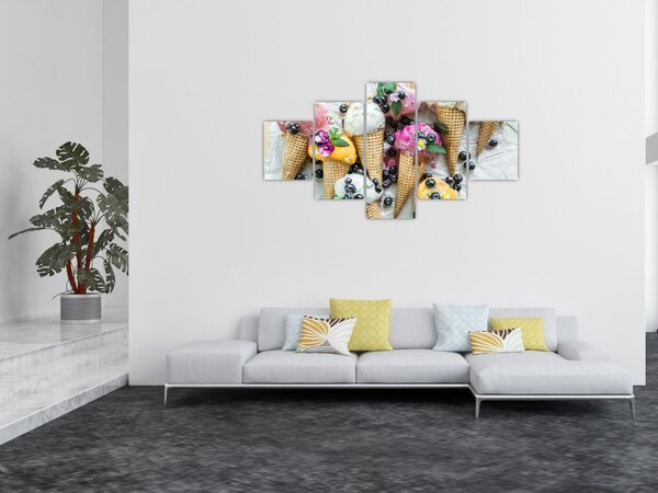Obraz z lodami (125x70 cm)